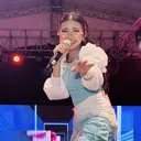 Tasya Allesia Manggung di Kediri, Hibur Para Penonton di GOR Jayabaya