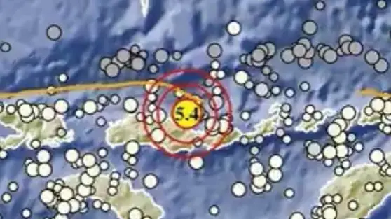 Gempa Terkini Guncang Nagekeo NTT Magnitudo 5,4