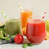 Ilustrasi jus sayur yang baik untuk kesehatan kulit/copyright shutterstock/New Africa