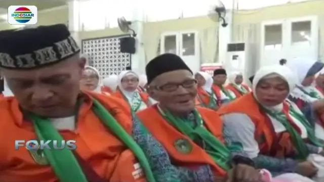 Calon haji berusia 108 tahun asal Pare Pare, Sulawesi Selatan ini tetap semangat untuk menunaikan ibadah haji.