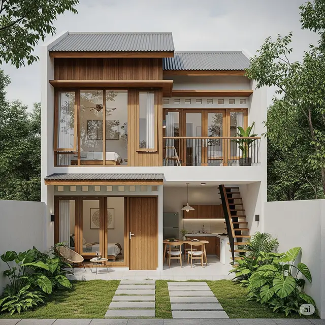 Desain Compact 6x9 m untuk Lahan Sempit