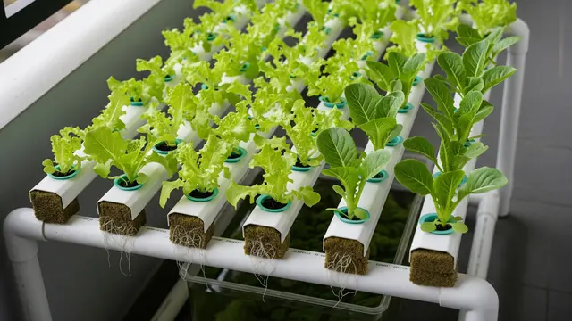 Kebun Sayur Mini Menggunakan Rockwool
