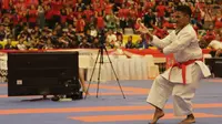 Karateka Indonesia, Ahmad Zigi Zaresta (Bola.com/Vitalis Yogi Trisna)
