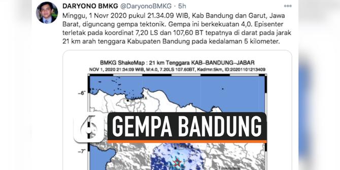 VIDEO: Gempa Bandung dan Aktivitas Sesar Garut Selatan