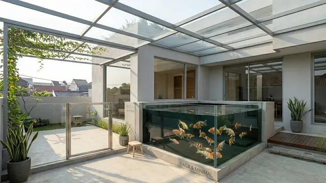 Kolam Ikan yang Aman untuk Rumah dengan Anak Kecil Gemini AI