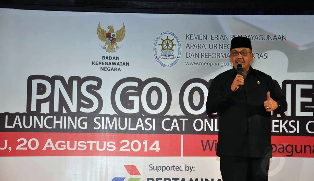 Menteri PAN-RB, Azwar Abubakar (Liputan6.com/Miftahul Hayat)