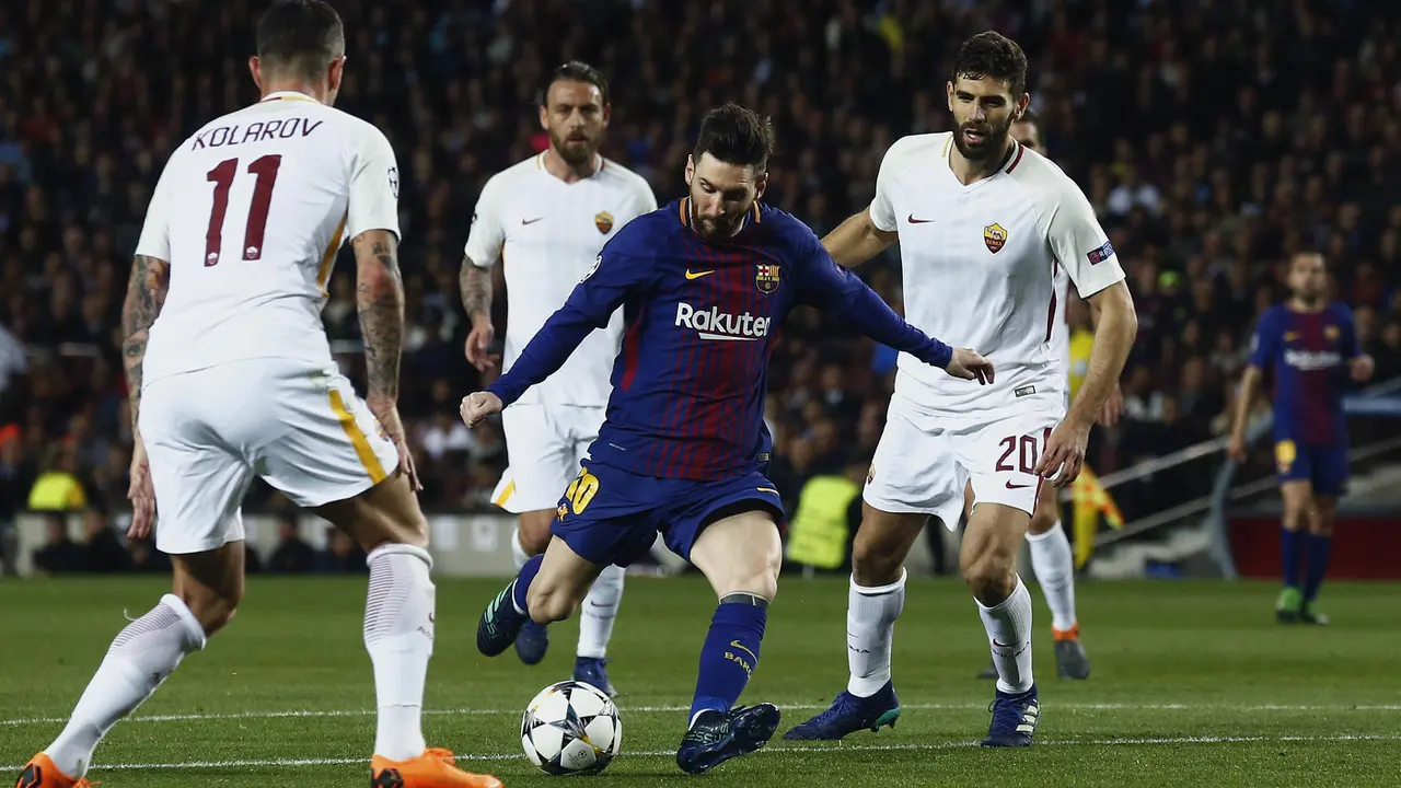 Liga Champions, Barcelona, AS Roma