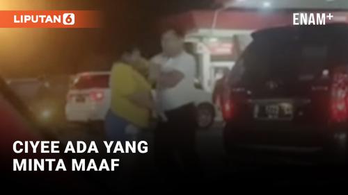 VIDEO: Anggota DPRD Palembang yang Pukul Wanita Minta Maaf, Diterima Gak?