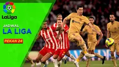Berita Motion grafis jadwal lengkap Liga Spanyol 2022/2023 pekan 24. Laga-laga seru akan tersaji di pekan ini, salah satunya laga Barcelona yang akan hadapi Valencia di kandang.