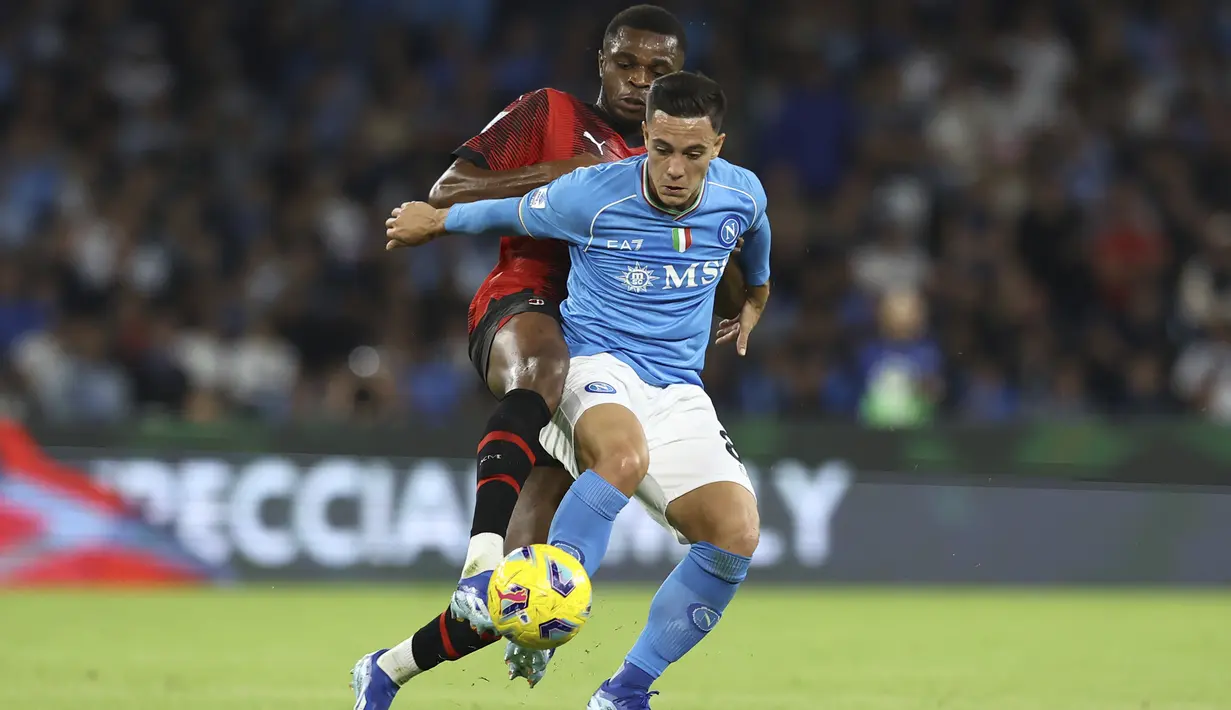 Sedangkan, Napoli menempati peringkat keempat dengan 18 poin. (Alessandro Garofalo/LaPresse via AP)