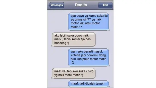 5 Chat Terlalu Percaya Diri ke Gebetan Ini Bikin Geleng Kepala