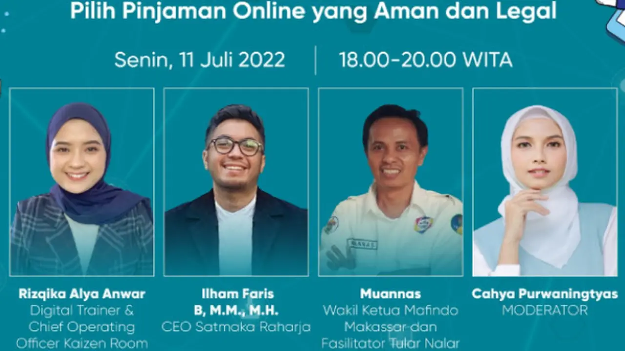 Webinar Makin Cakap Digital bertema “Pilih Pinjaman Online yang Aman”