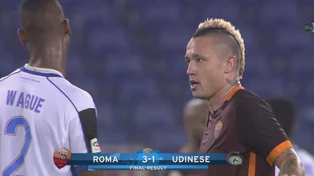 Video Highlights: AS Roma vs Udinese 3-1