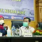 Khofifah saat  Rapat Koordinasi (Rakor) bersama Pusat Veteriner Farma (Pusvetma) Surabaya dan Tim Pakar. (Dian Kurniawan/Liputan6.com)