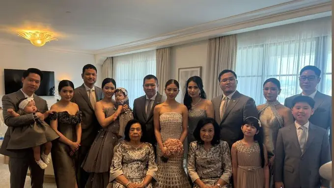 Penampilan  Angela, Valencia, hingga Jessica Tanoe di hari pernikahan sang adik, Clarissa Tanoesoedibjo