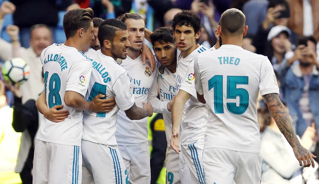 2. Real Madrid - Los Blancos merupakan salah satu tim terbaik di dunia. Berlabel tim raksasa dan diisi dengan pemain bintang membuat Real Madrid bergelimang gelar juara dan tak pernah sekalipun merasakan turun kasta. (AP/Francisco Seco)