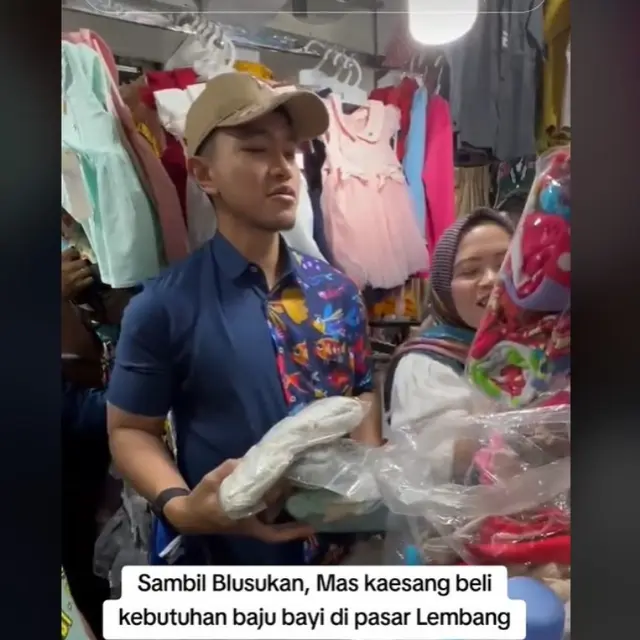 Kaesang Pangarep Belanja Perlengkapan Bayi di Pasar Lembang, Warganet Sebut Kasih Bahan Buat Gorengan