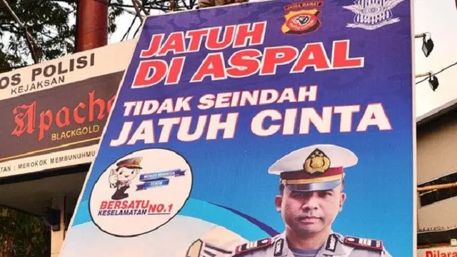 Jelang Mudik Lebaran, Ini Spanduk Lucu Supaya Hati-hati di Jalan