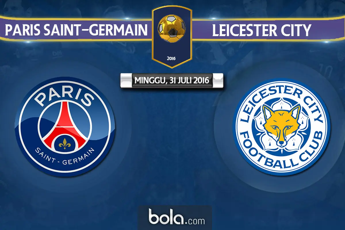 PSG Vs Leicester City (Bola.com/Adreanus Titus)