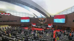 Agenda pertama penetapan putusan terkait perubahan tata tertib serta rekomendasi MPR RI masa jabatan 2019–2024. (merdeka.com/Arie Basuki)