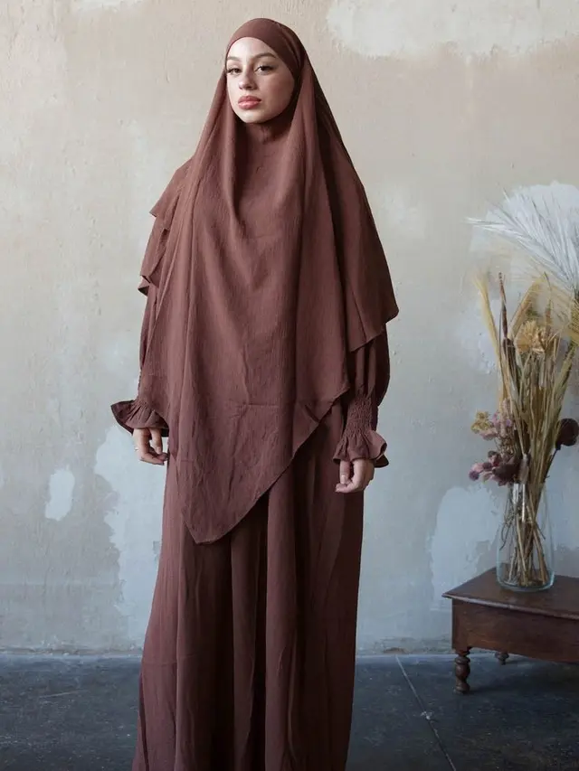 Khimar Model Ruffle atau Layer