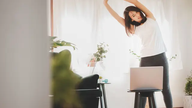 Ilustrasi senam aerobik