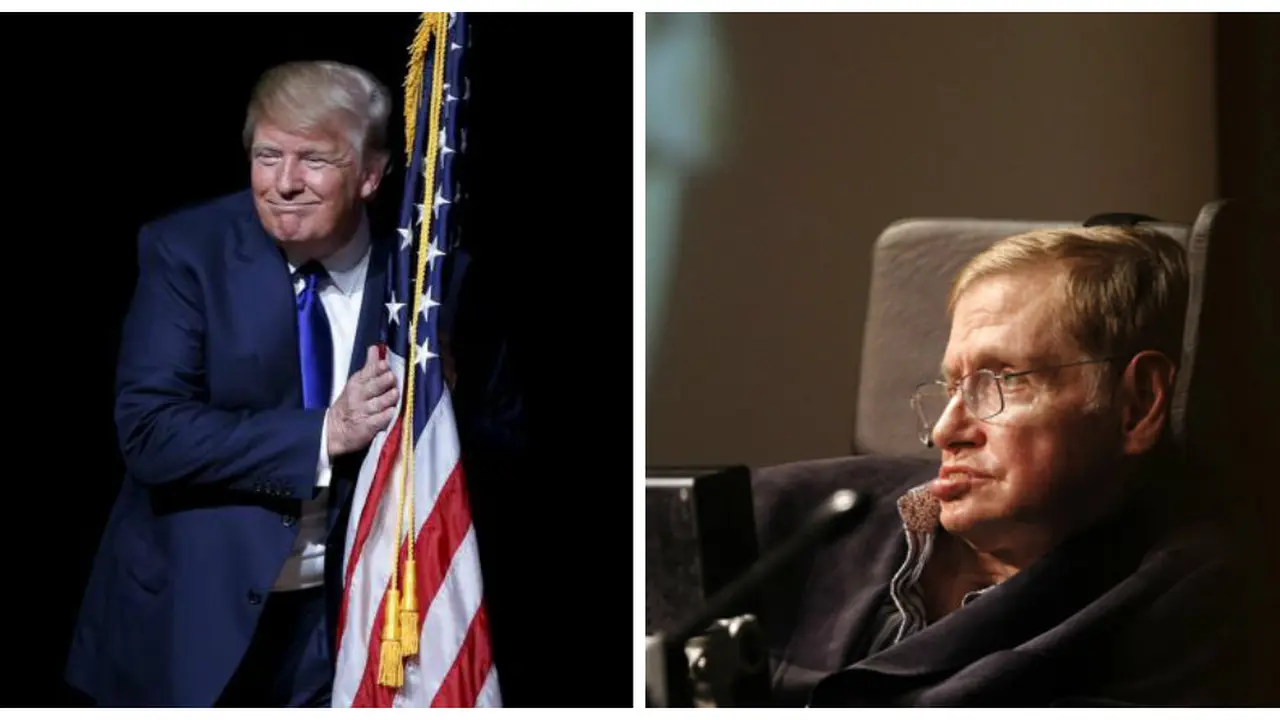 Bahkan Stephen Hawking bingung menjelaskan soal Donald Trump