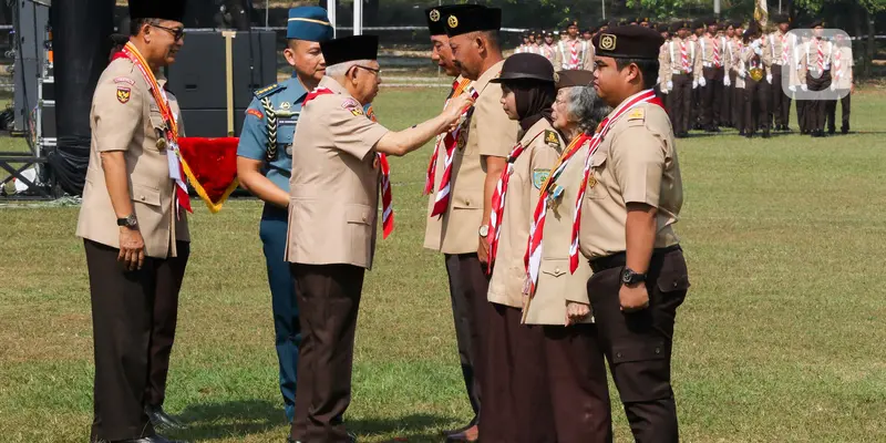 Wakil Presiden Ma`ruf Amin Pimpin Upacara Hari Pramuka ke-63