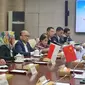 Sekretaris Jenderal Kementerian Ketenagakerjaan, Anwar Sanusi saat melakukan kunjungan ke Head Quarters Kementerian SDM dan Jaminan Sosial RRT di Beijing, RRT, Rabu (3/7/2024). (Foto: Istimewa)