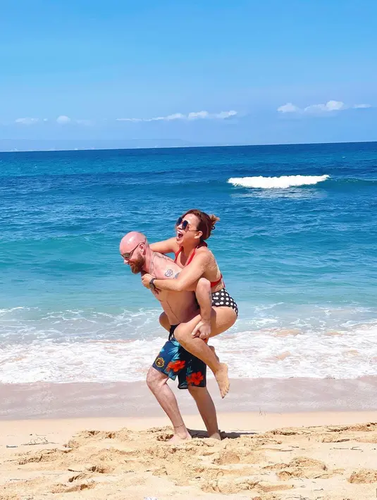 Melaney Ricardo dan Tyson Lynch (Instagram/melaney_ricardo)