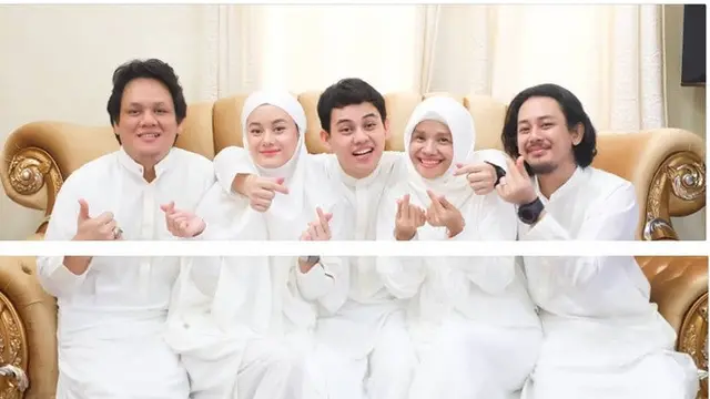 6 Potret Seru Dinda Hauw dengan Ketiga Kakak Lelakinya, Akrab Banget