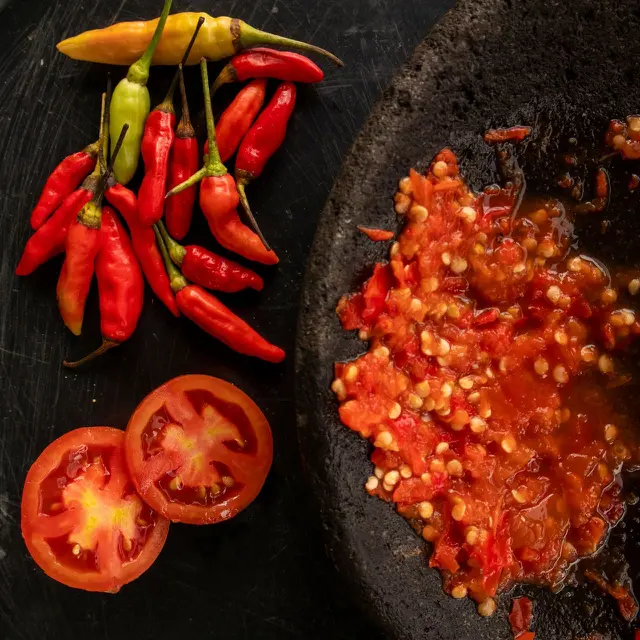 Sambal pedas gila