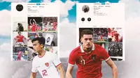 Ilustrasi - Pratama Arhan dan Justin Hubner, Timnas Indonesia dan Media Sosial (Bola.com/Adreanus Titus)