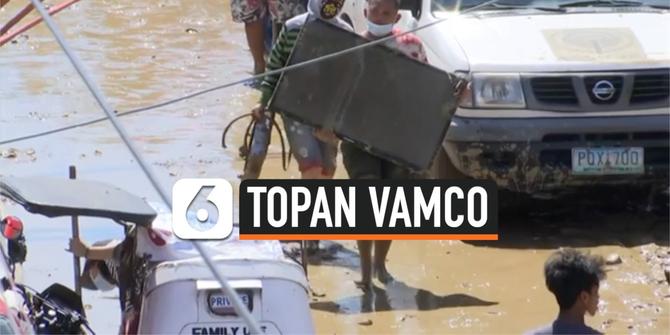 VIDEO: Imbas Topan Vamco, 39 Warga Filipina Tewas