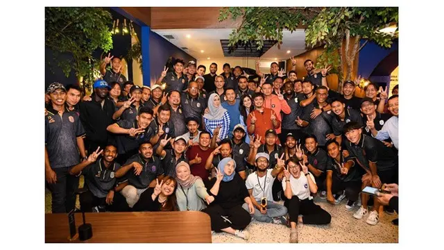 6 Potret Raffi Ahmad di Perayaan Ultah ke-2 RANS Nusantara FC, Berlangsung Seru