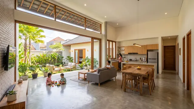 6 Desain Rumah 4 Kamar yang Nyaman dan Hemat Biaya untuk Keluarga Indonesia