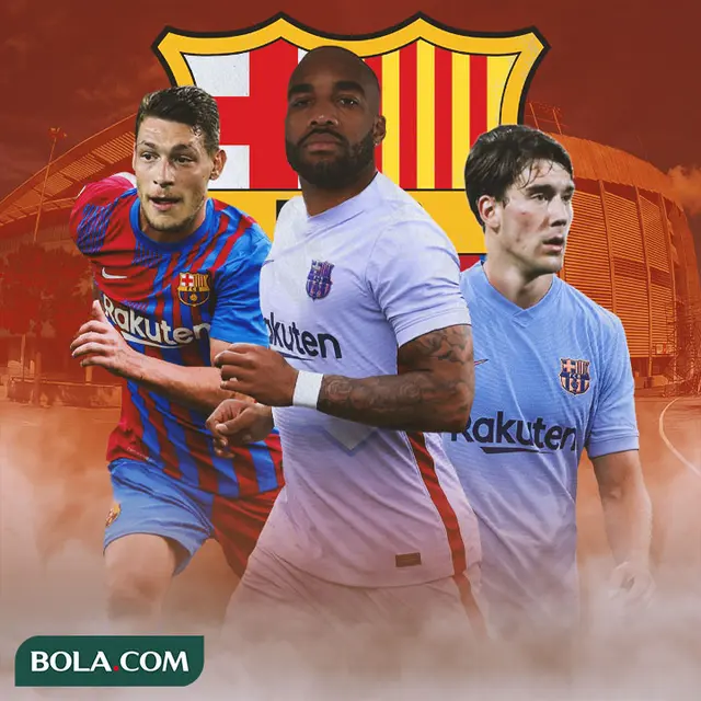 Barcelona - Andrea Belotti, Alexandre Lacazette, Dusan Vlahovic