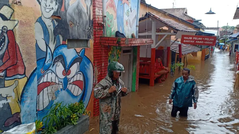 Banjir di Banyuwangi rendam ratusan rumah. (Istimewa)