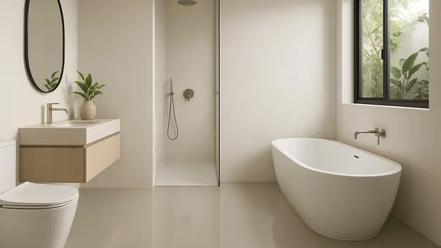 8 Inspirasi Kamar Mandi Tanpa Keramik yang Estetik di 2025, Bikin Hunian Makin Unik dan Berkarakter