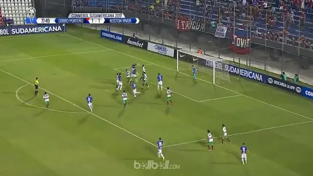 Berita video highlight pertandingan Cerro Porteno vs Boston River di Copa Sudamericana 2017. This video presented by BallBall.