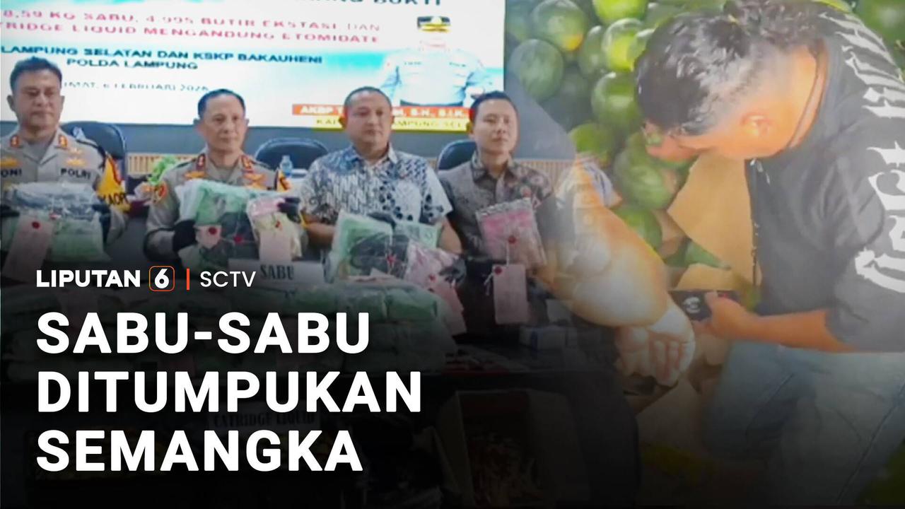 Temuan Puluhan Kilogram Sabu-Sabu di bawah Tumpukan Semangka