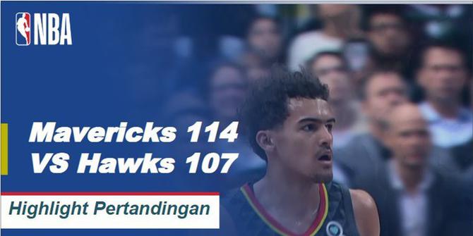 Cuplikan Pertandingan : Mavericks 114 vs Hawks 107