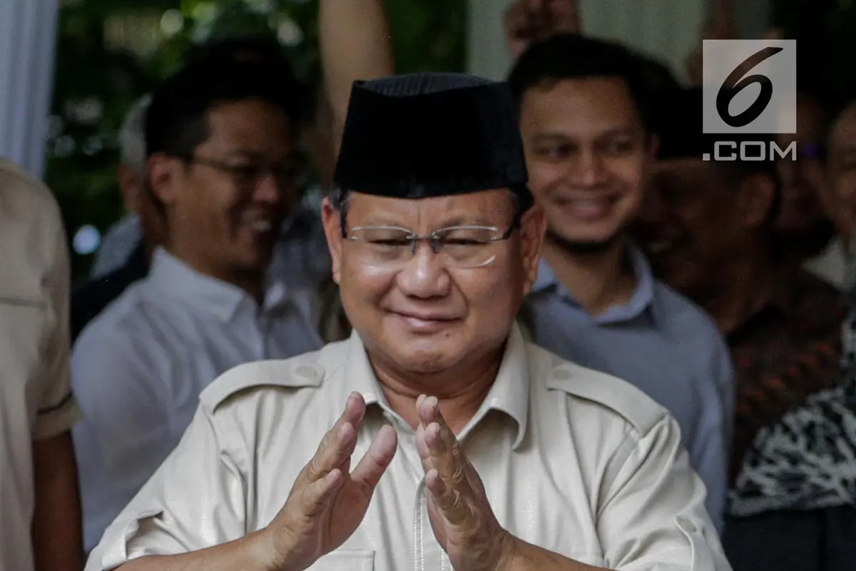 Prabowo Sikapi Penetapan Hasil Pemilu KPU