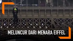 Bagaimana rasanya meluncur dengan tali sepanjang 800 meter dari menara Eiffel Paris? Berikut pengakuan salah seorang relawan yang berkesempatan menjajal aksi ekstrem tersebut.