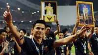 Pelatih Thailand, Kiatisuk Senamuang. (Liputan6.com/Helmi Fitriansyah)