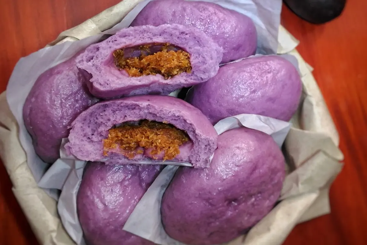 bakpao ubi ungu