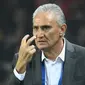 Tite telah menukangi Timnas Brasil sejak tahun 2016. Ia pernah membawa Selecao menyabet juara Copa America 2019. Sama dengan Louis van Gaal, Piala Dunia 2022 Qatar akan menjadi edisi terakhir pria 61 tahun itu. Tite diketahui saat ini menerima gaji sebanyak 3 juta pound per tahun. (AFP/Franck Fife)