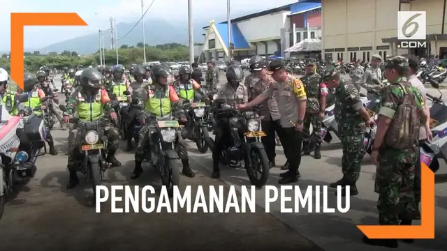 POLRI dan TNI menggelar patroli bersama di daerah Jawa Barat jelang pencoblosan tanggal 17 April mendatang. Kapolda Jabar dan Pangdam III Siliwangi patroli berboncengan menggunakan motor.