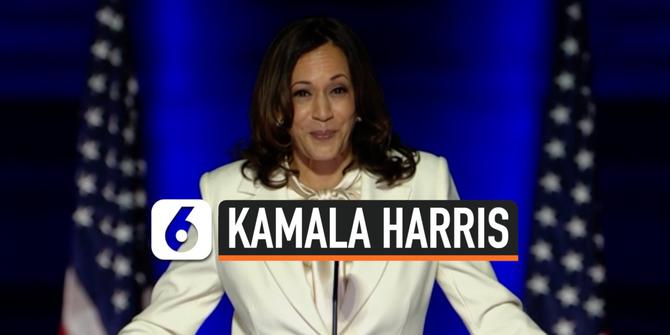 VIDEO: Sejarah Ditorehkan Kamala Harris di Pilpres AS 2020