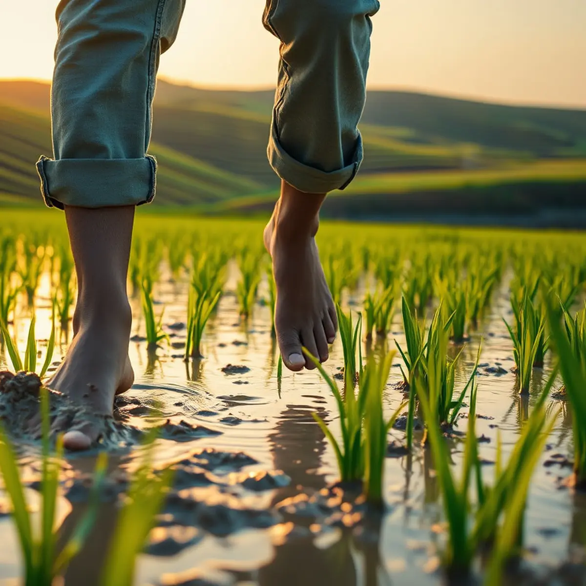 Arti Mimpi Berjalan di Lumpur Sawah: Makna dan Tafsir Lengkap